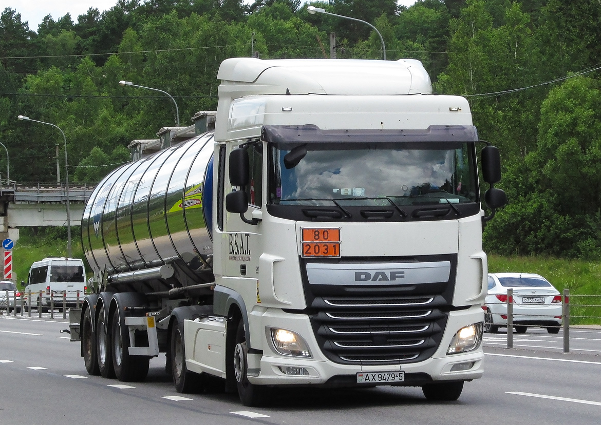 Минская область, № АХ 9479-5 — DAF XF Euro6 FT