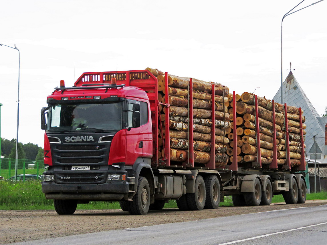 Кировская область, № Н 854 РВ 43 — Scania ('2013) R500