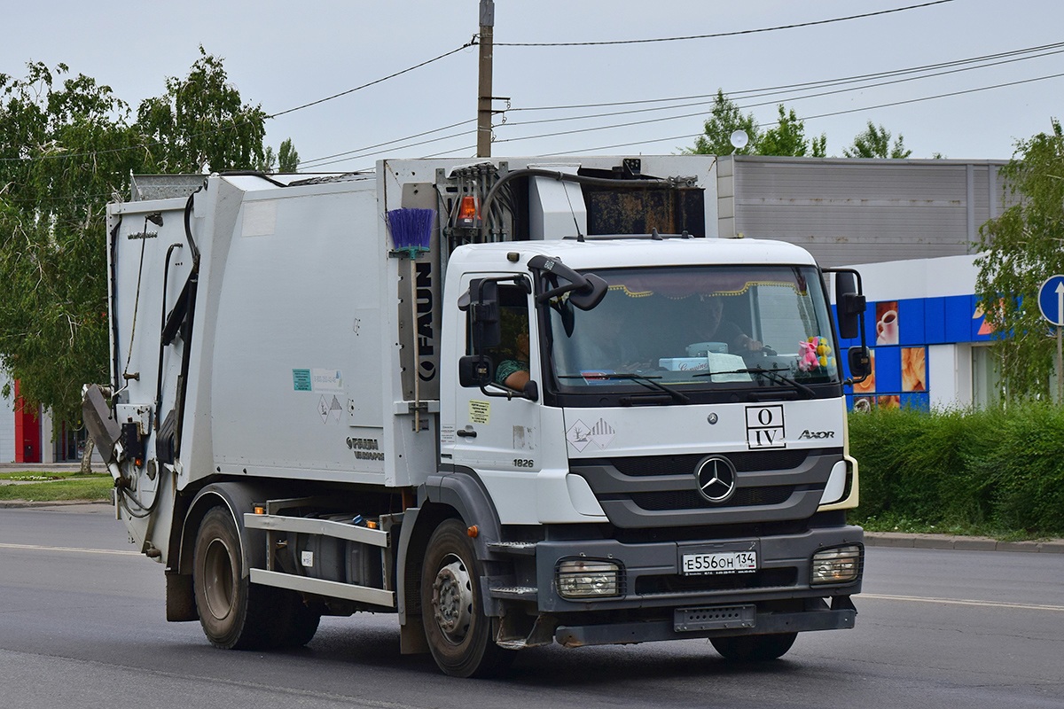 Волгоградская область, № Е 556 ОН 134 — Mercedes-Benz Axor 1826 [Z9M]