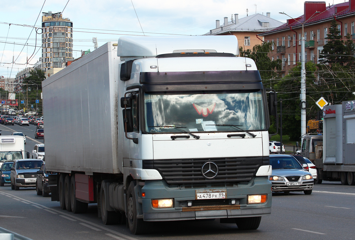 Ямало-Ненецкий автоном.округ, № А 478 РК 89 — Mercedes-Benz Actros ('1997) 1843