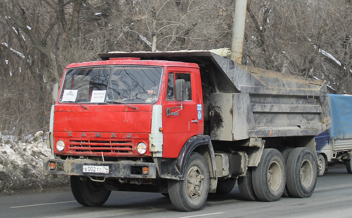 Челябинская область, № А 002 ТС 74 — КамАЗ-55111 [551110]