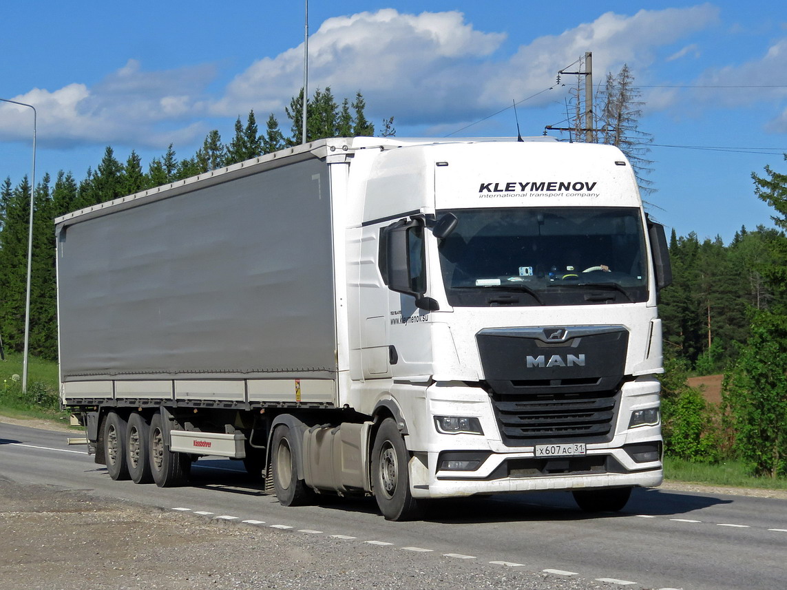 Белгородская область, № Х 607 АС 31 — MAN TGX ('2020) 18.470