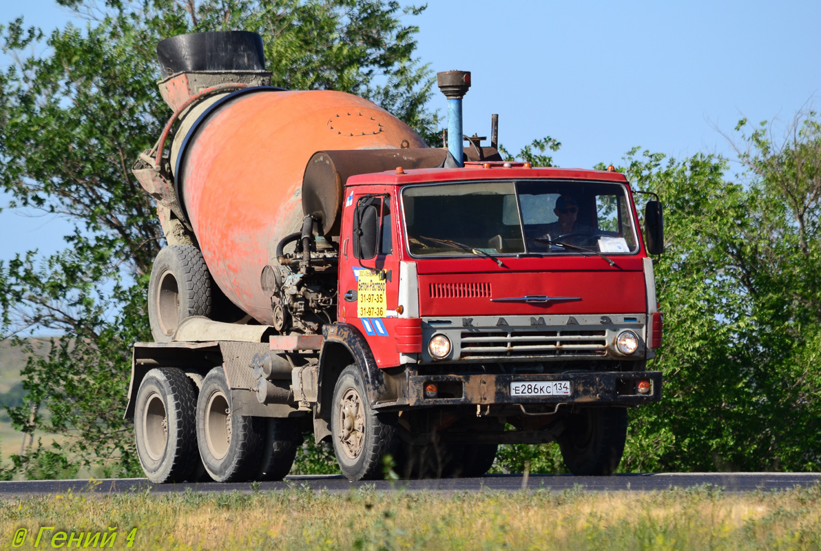 Волгоградская область, № Е 286 КС 134 — КамАЗ-54112