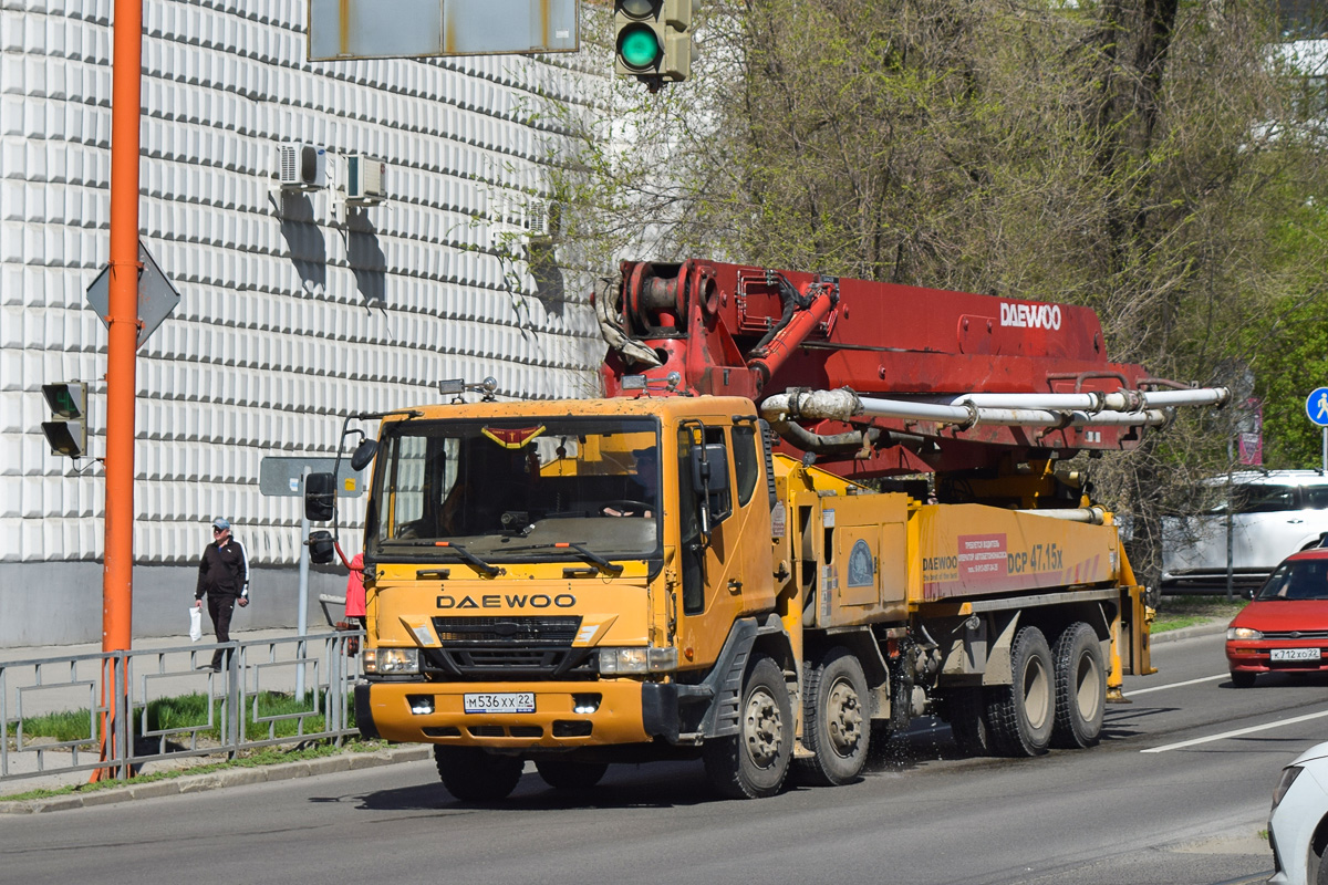 Алтайский край, № М 536 ХХ 22 — Daewoo Novus