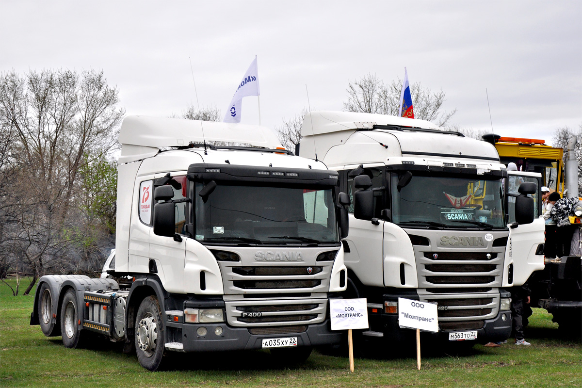 Алтайский край, № А 035 ХУ 22 — Scania ('2011) P400