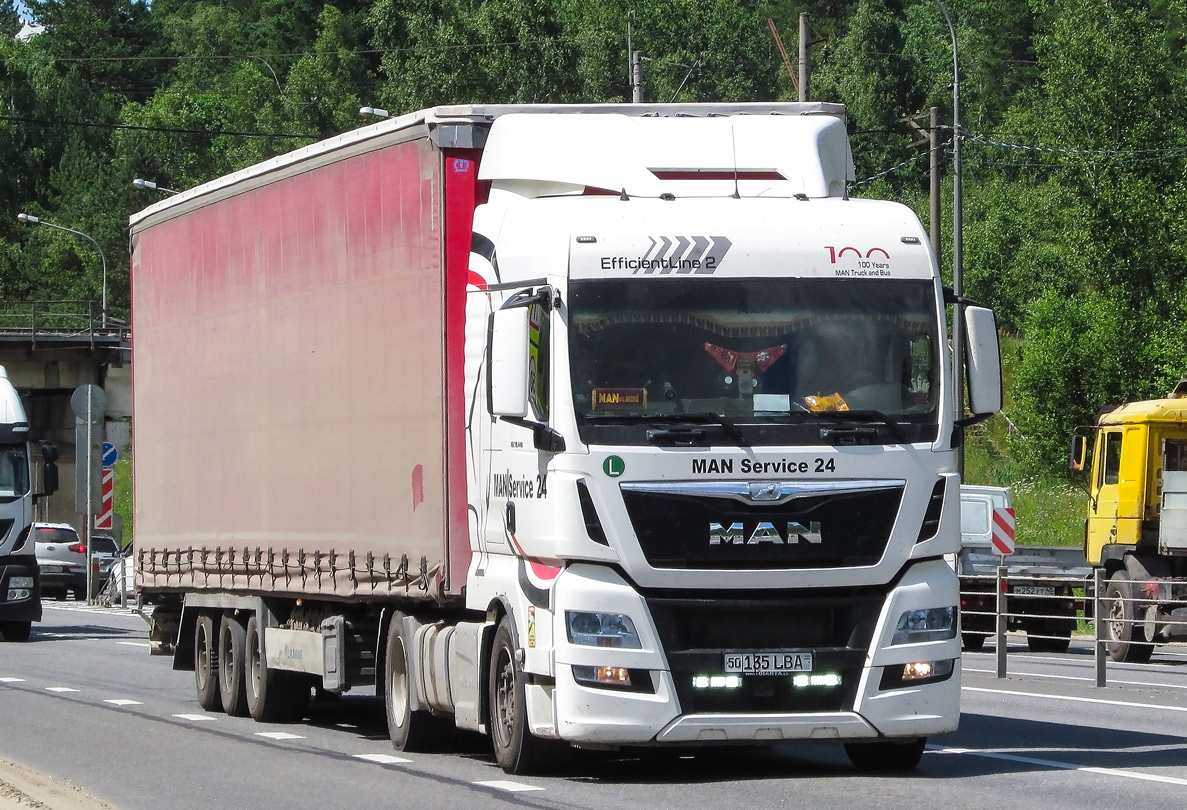 Узбекистан, № 50 135 LBA — MAN TGX ('2012) 18.440