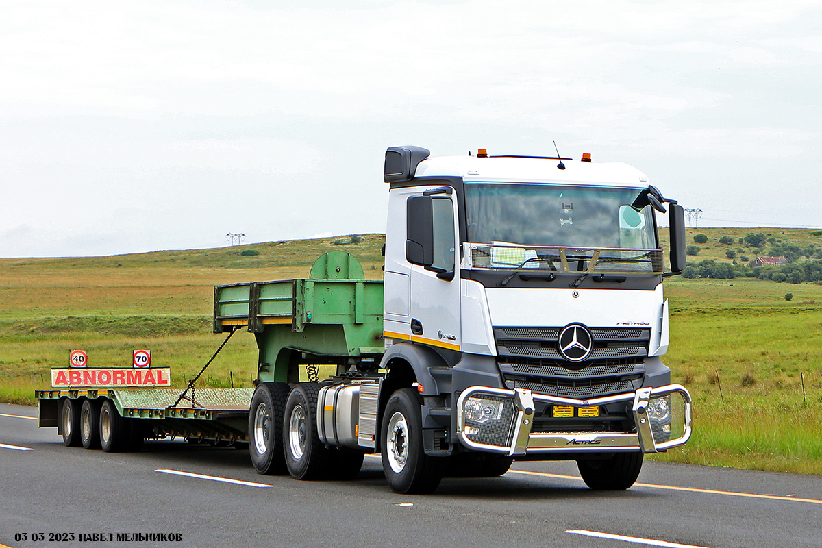 Южно-Африканская Республика, № (ZA) U/N 0001 — Mercedes-Benz Actros ('2018); Южно-Африканская Республика — Автомобили без номеров