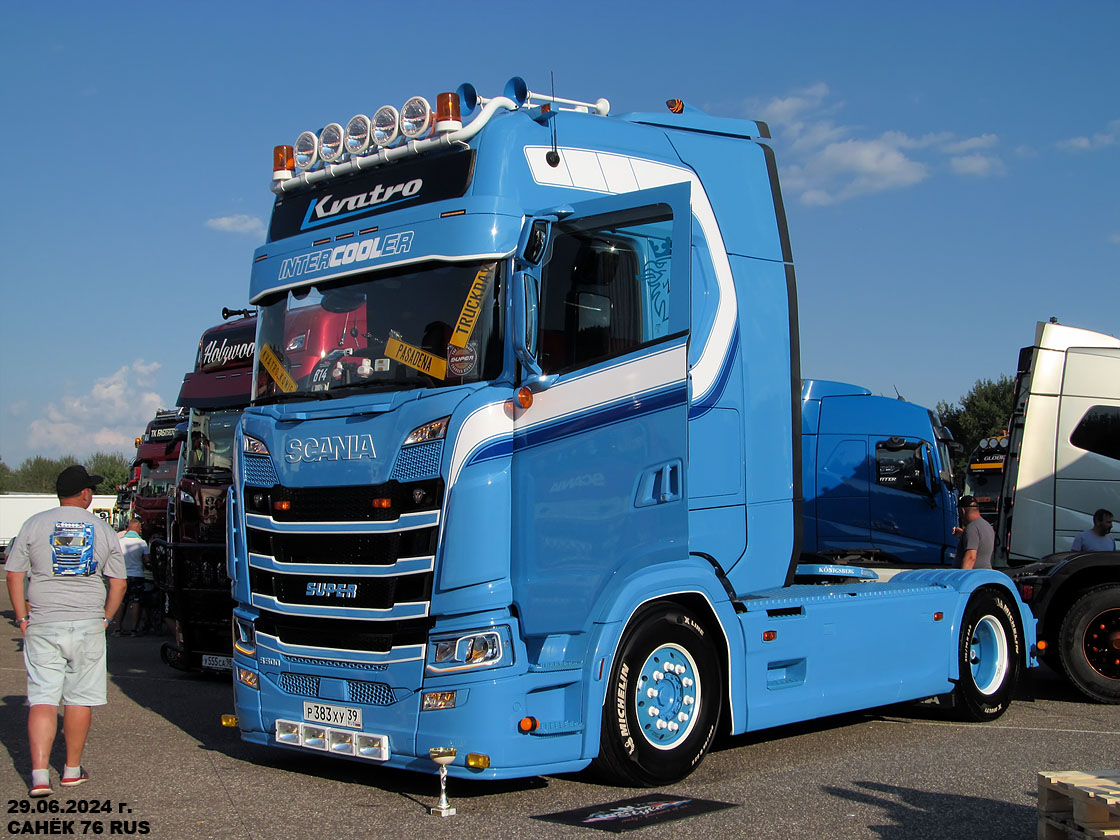 Калининградская область, № Р 383 ХУ 39 — Scania ('2016) S500; Московская область — Фестиваль TruckDay 2024 — июнь