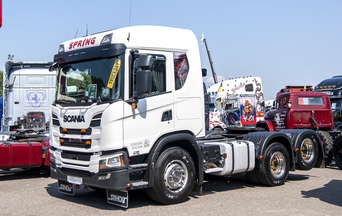 Омская область, № У 493 КР 55 — Scania ('2016) G440; Московская область — Фестиваль TruckDay 2024 — июнь