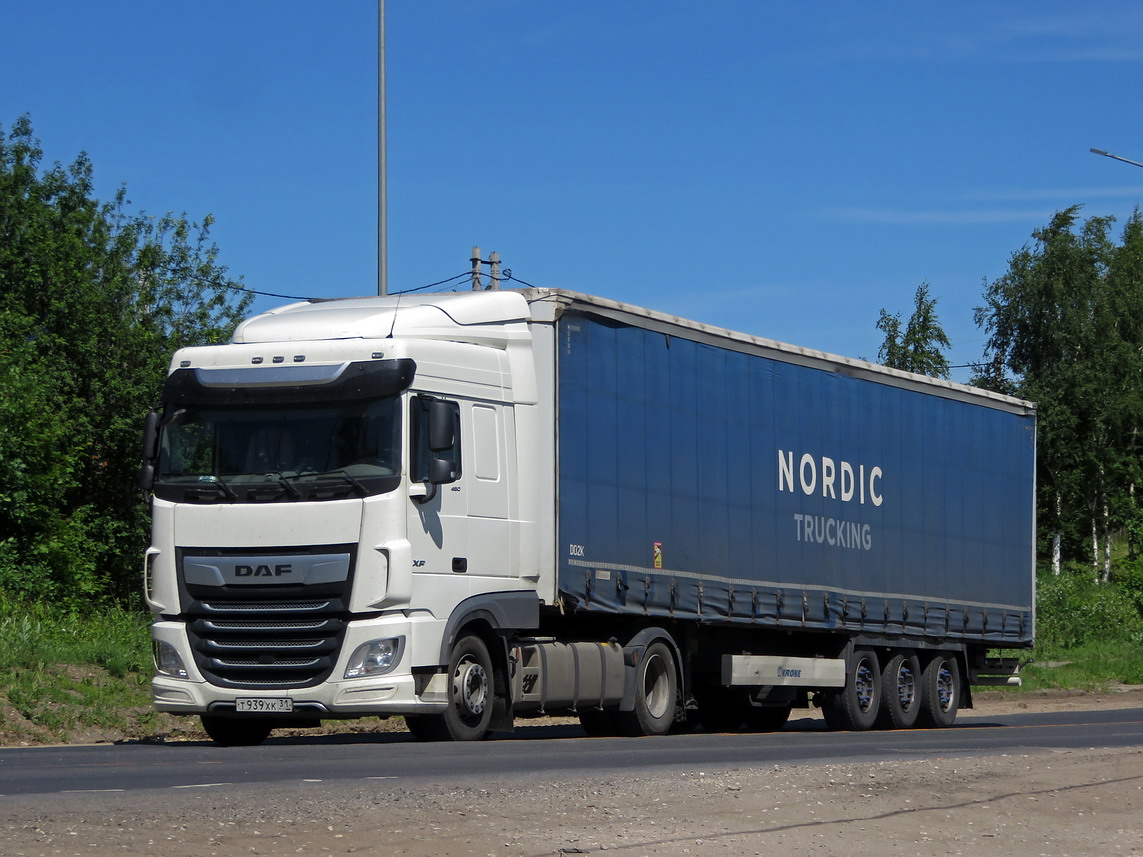 Белгородская область, № Т 939 ХК 31 — DAF XF Euro6 FT