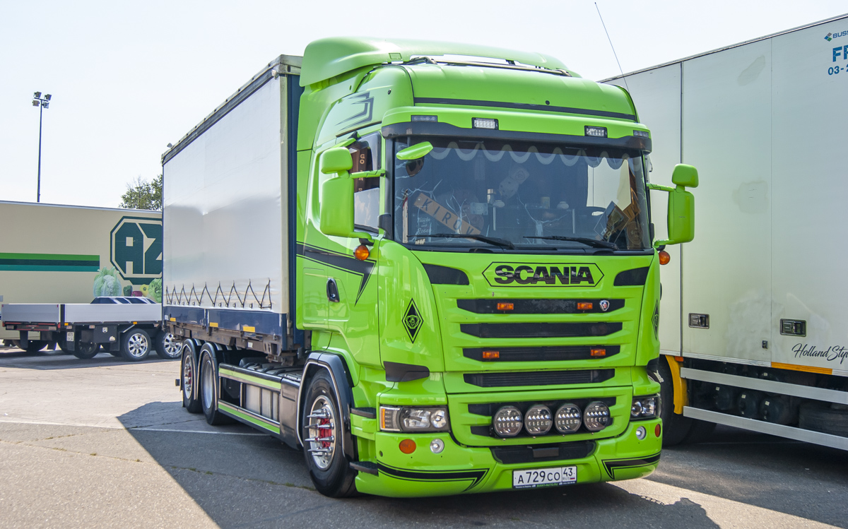 Кировская область, № А 729 СО 43 — Scania ('2013) R490; Московская область — Фестиваль TruckDay 2024 — июнь