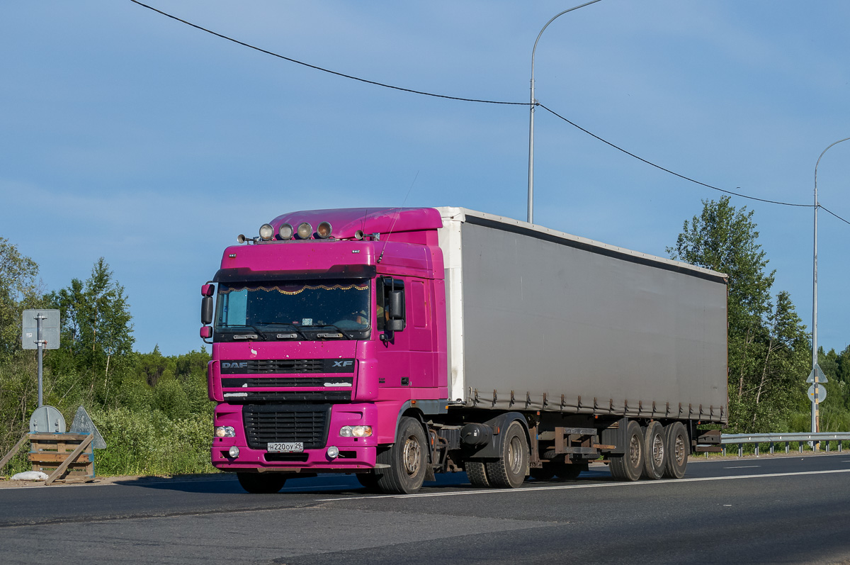 Архангельская область, № Н 220 ОУ 29 — DAF XF95 FT