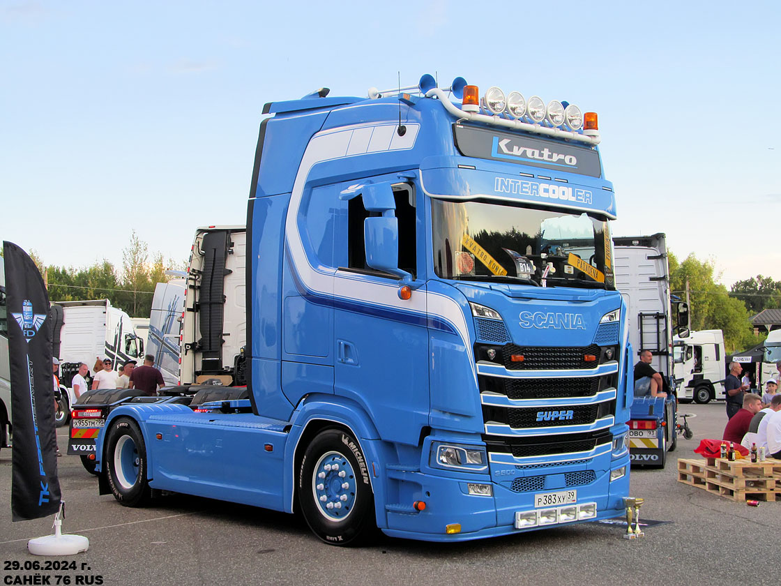 Калининградская область, № Р 383 ХУ 39 — Scania ('2016) S500; Московская область — Фестиваль TruckDay 2024 — июнь