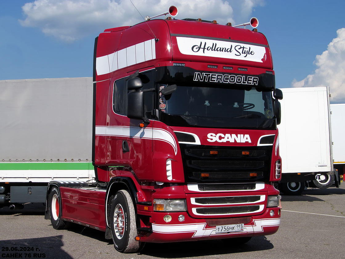 Краснодарский край, № Т 756 МК 193 — Scania ('2009) R420; Московская область — Фестиваль TruckDay 2024 — июнь