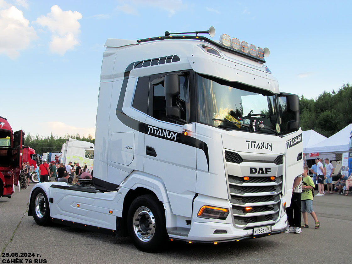 Самарская область, № Х 368 АУ 763 — DAF ('2021) XG FT; Московская область — Фестиваль TruckDay 2024 — июнь