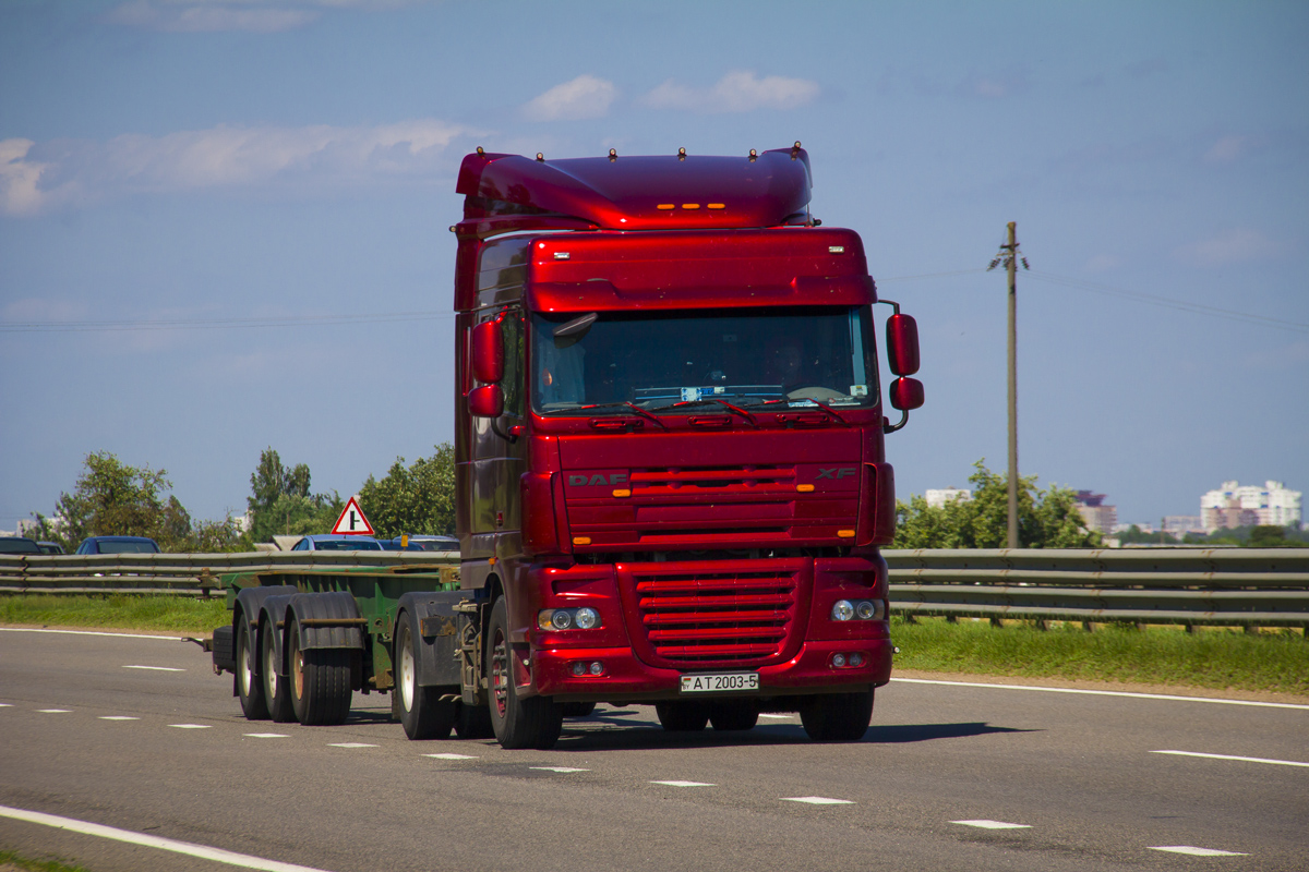 Минская область, № АТ 2003-5 — DAF XF105 FT