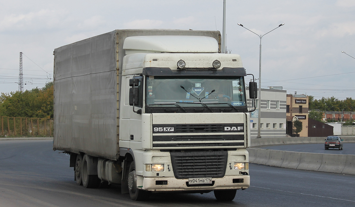 Челябинская область, № Х 041 МВ 174 — DAF 95XF FAR