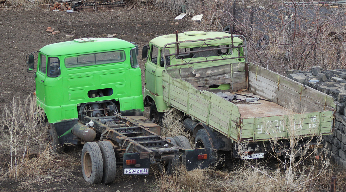 Оренбургская область, № Н 504 ОЕ 56 — IFA W50L; Оренбургская область, № У 238 УА 16 — IFA W50LA/PV