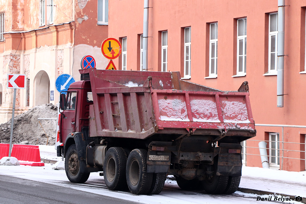 Новгородская область, № С 058 СЕ 53 — КамАЗ-65115-02 [65115C]