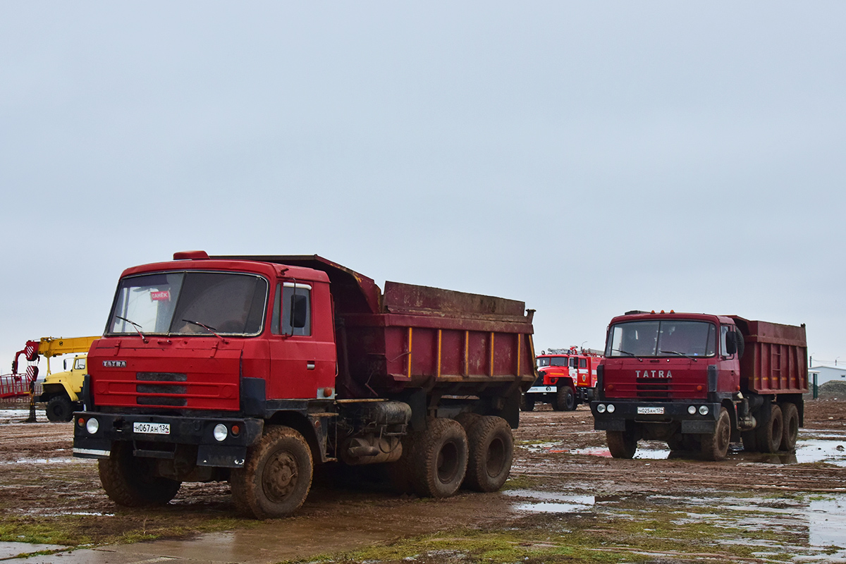 Волгоградская область, № Н 067 АН 134 — Tatra 815 S1; Волгоградская область, № Н 025 АН 134 — Tatra 815-2 S1 A