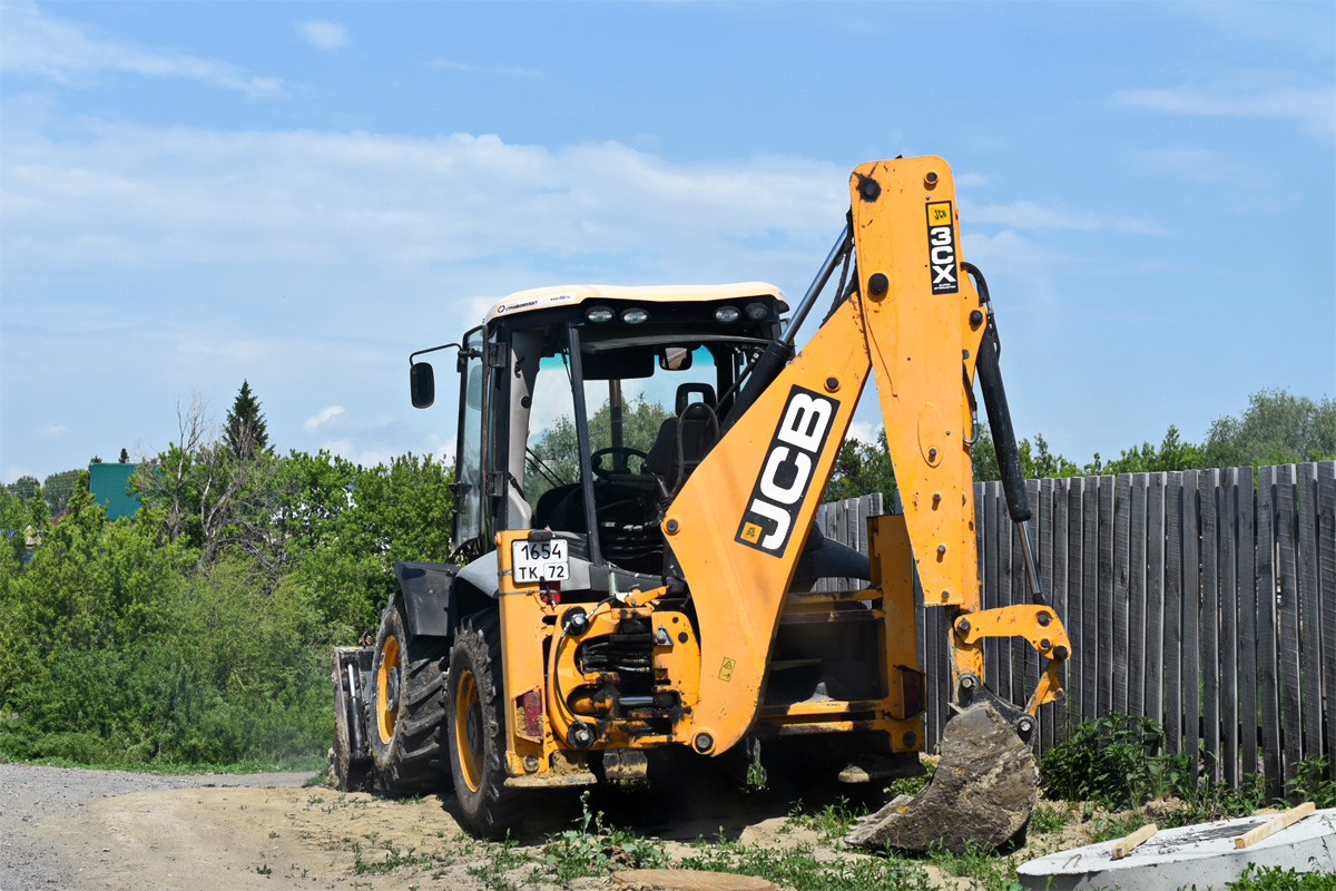 Тюменская область, № 1654 ТК 72 — JCB 3CX