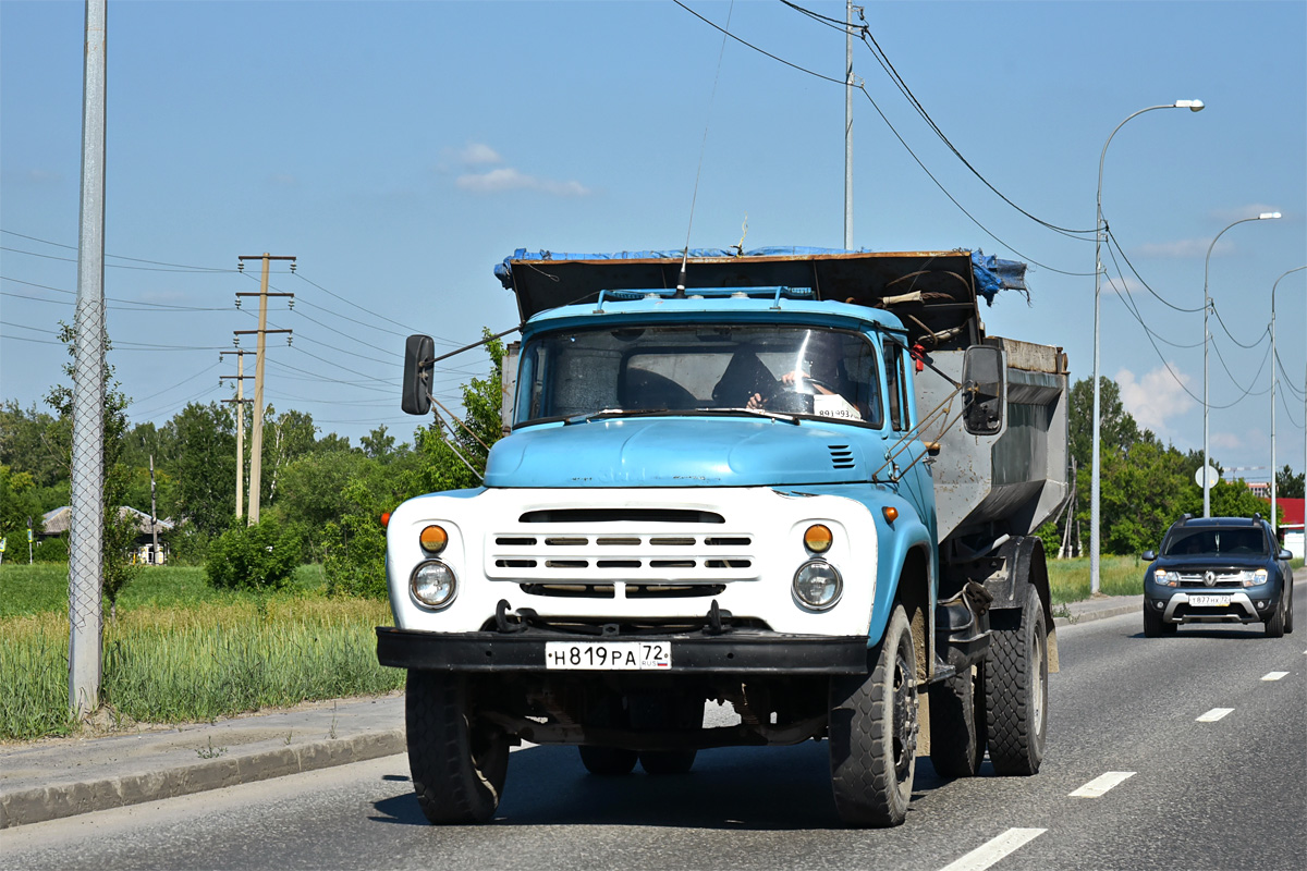 Тюменская область, № Н 819 РА 72 — ЗИЛ-138А