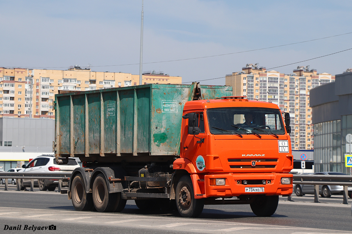 Тюменская область, № Р 734 ХО 72 — КамАЗ-53229-15 [53229R]