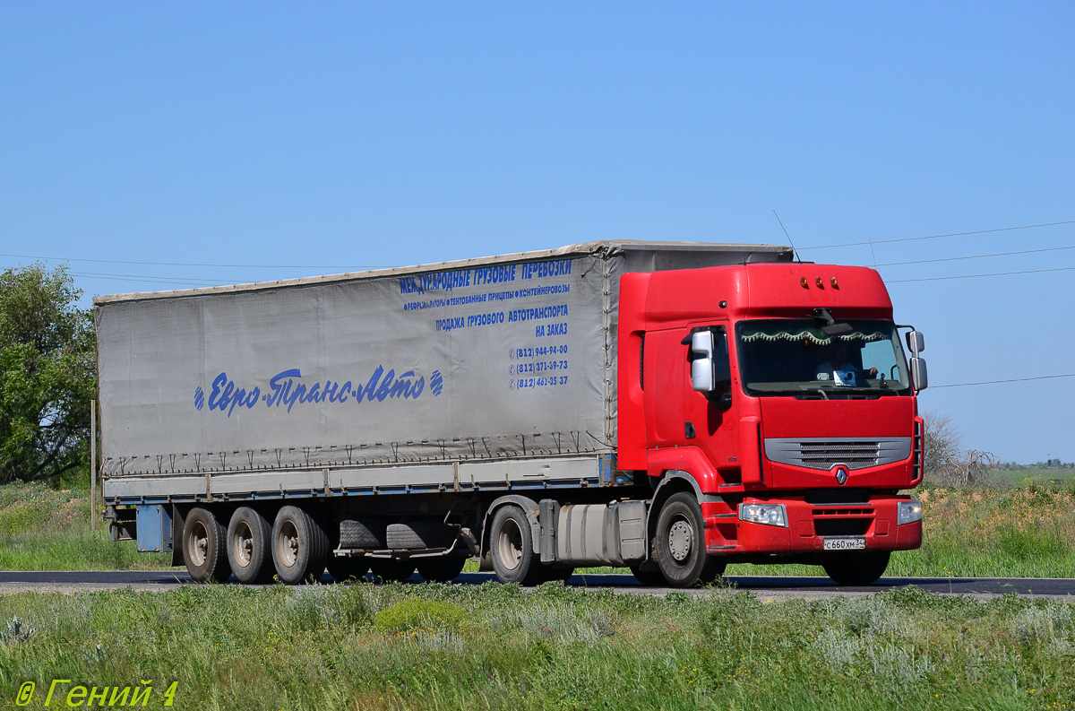 Волгоградская область, № С 660 ХМ 34 — Renault Premium ('2006)