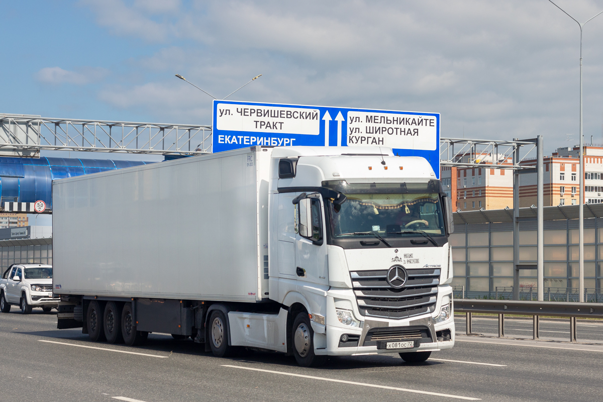 Тюменская область, № Х 081 ОС 72 — Mercedes-Benz Actros '18 1845 [Z9M]