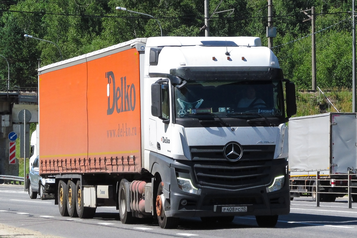 Татарстан, № Р 408 РС 40 — Mercedes-Benz Actros '18 1845 [Z9M]