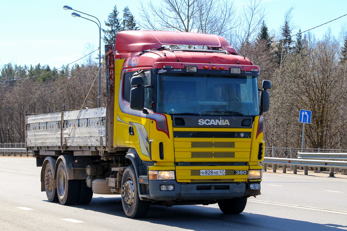 Ленинградская область, № Н 828 НЕ 47 — Scania ('1996) R114L