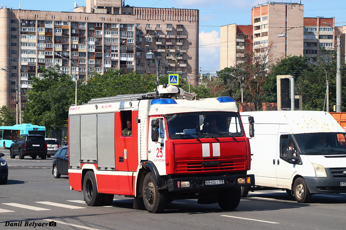 Санкт-Петербург, № В 840 ЕТ 178 — КамАЗ-43253 (общая модель)