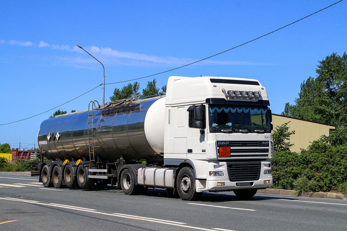 Ярославская область, № С 707 ЕХ 76 — DAF XF95 FT