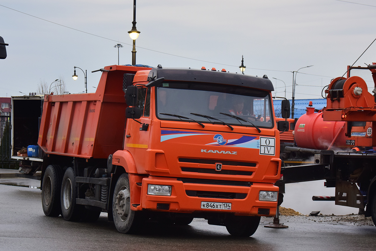 Волгоградская область, № К 846 ХТ 134 — КамАЗ-65115-50