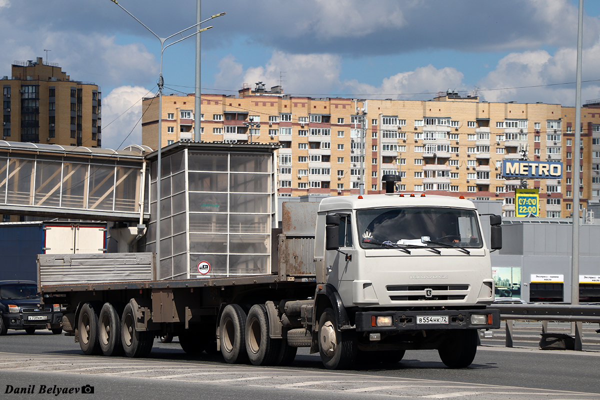 Тюменская область, № В 554 НК 72 — КамАЗ-54115 [541150]