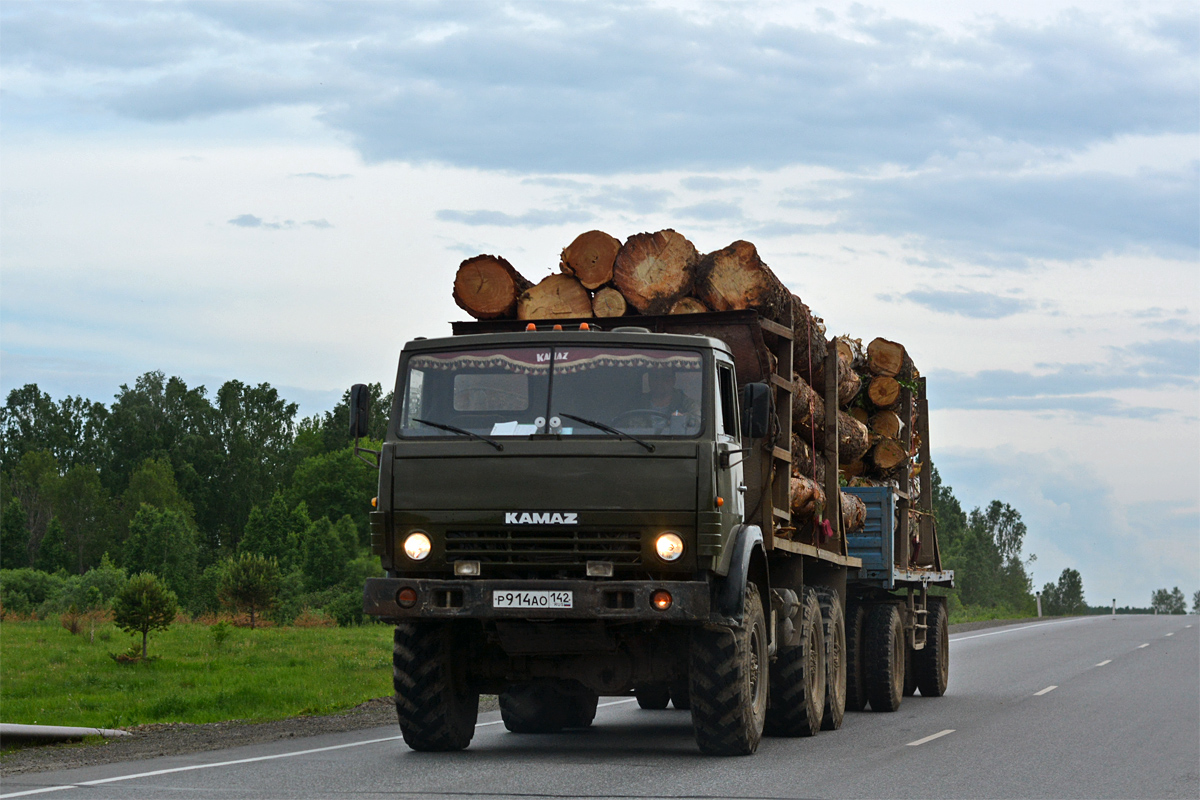 Кемеровская область, № Р 914 АО 142 — КамАЗ-43105