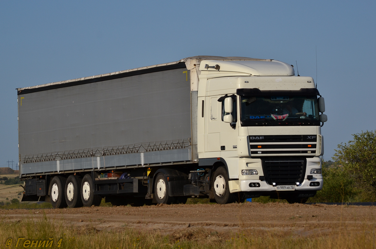 Марий Эл, № О 989 АВ 12 — DAF XF105 FT