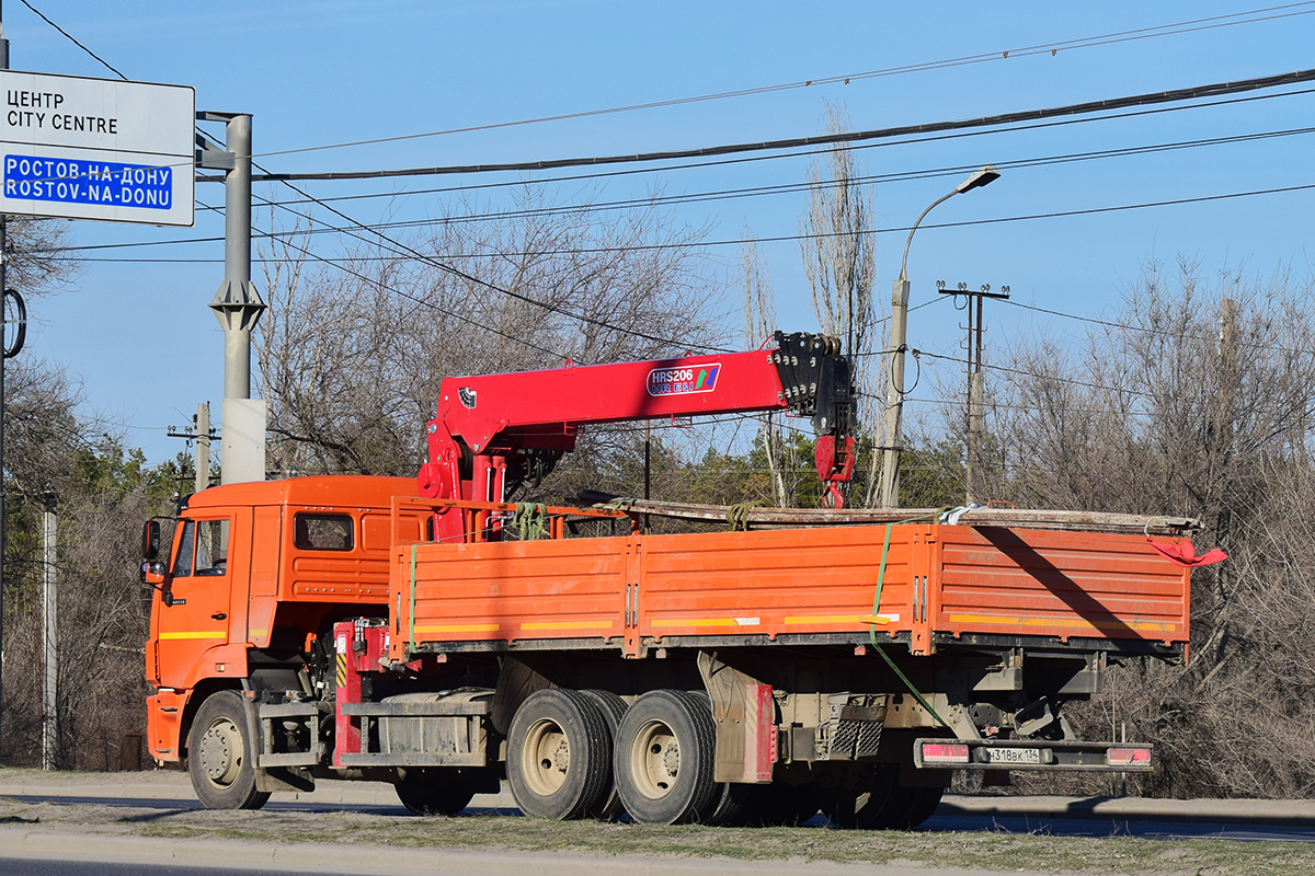 Волгоградская область, № Н 318 ВК 134 — КамАЗ-65115 (общая модель)