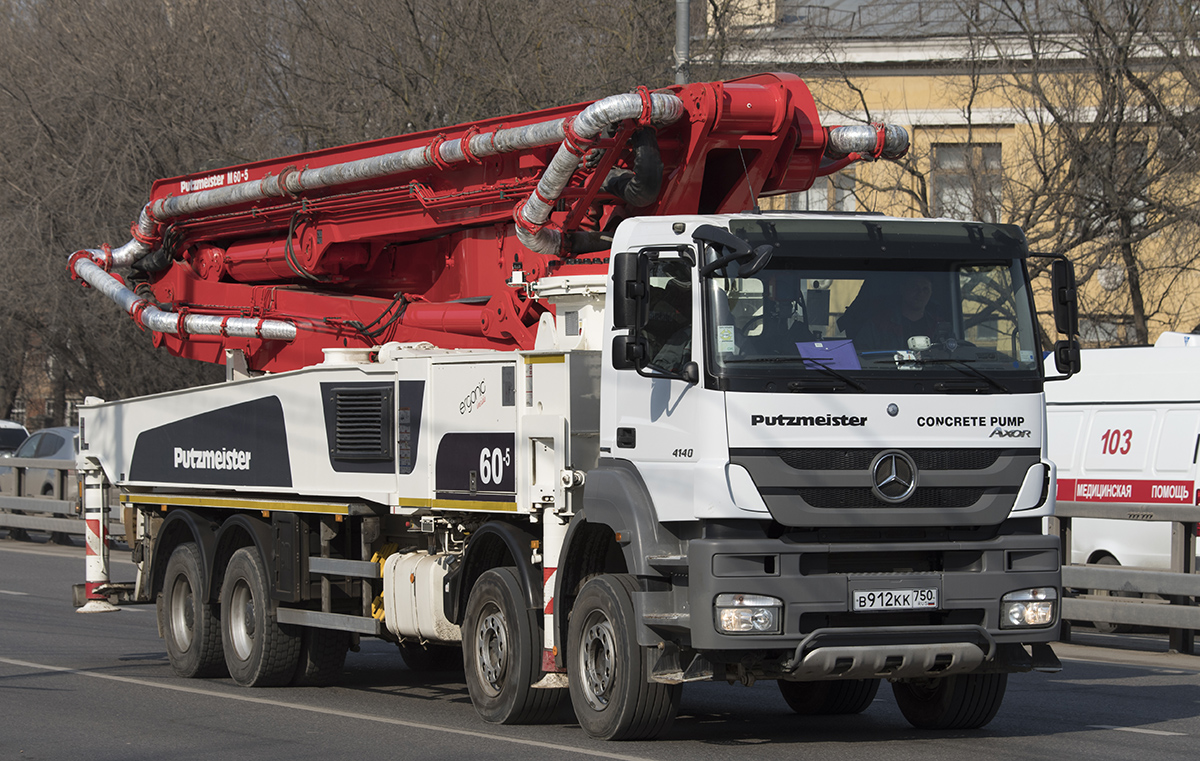 Московская область, № В 912 КК 750 — Mercedes-Benz Axor 4140