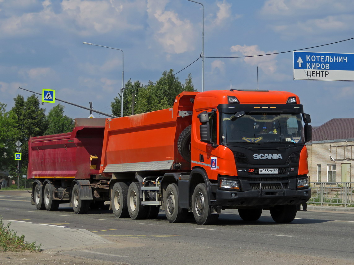 Кировская область, № В 056 УР 43 — Scania ('2016) P410