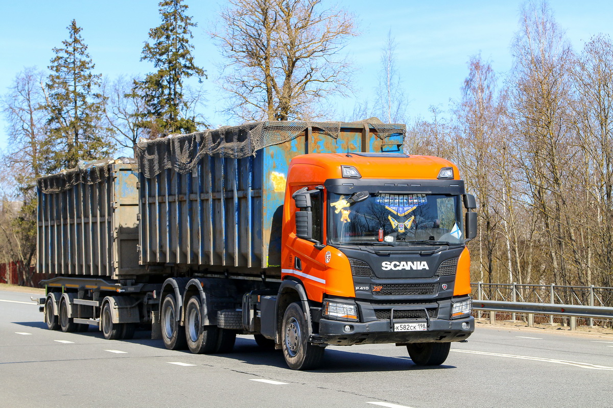 Санкт-Петербург, № К 582 СК 198 — Scania ('2016) P410