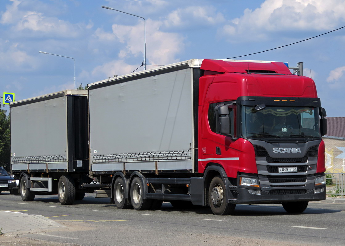 Кировская область, № У 045 РО 43 — Scania ('2016) G440