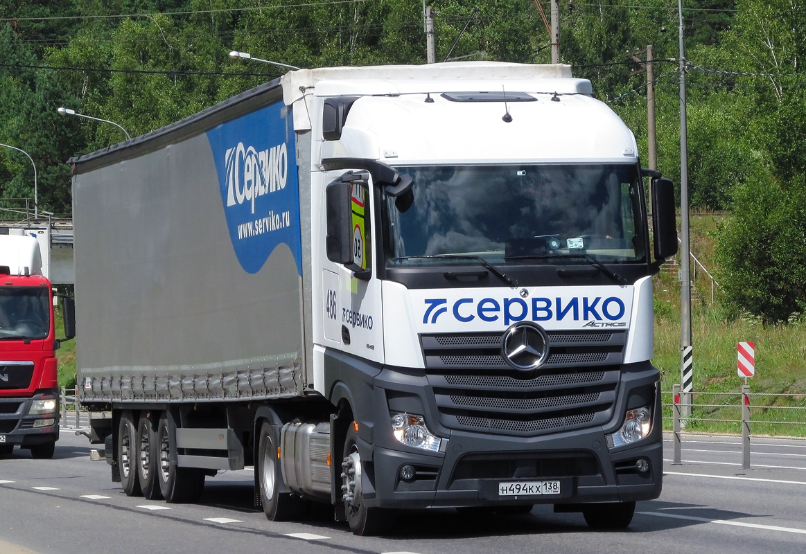 Иркутская область, № 486 — Mercedes-Benz Actros ('2022) [LRD]