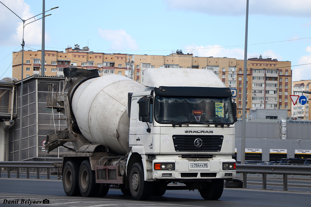 Ямало-Ненецкий автоном.округ, № С 754 РХ 89 — Shaanxi Shacman F2000 SX525x