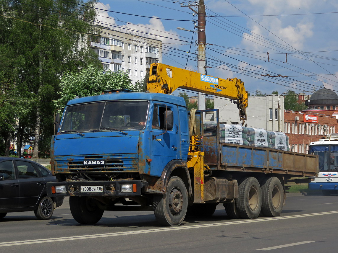 Кировская область, № Т 008 СЕ 116 — КамАЗ-53212