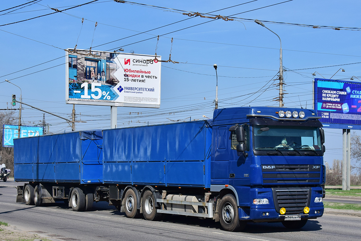 Волгоградская область, № М 999 ОА 34 — DAF XF105 FAR