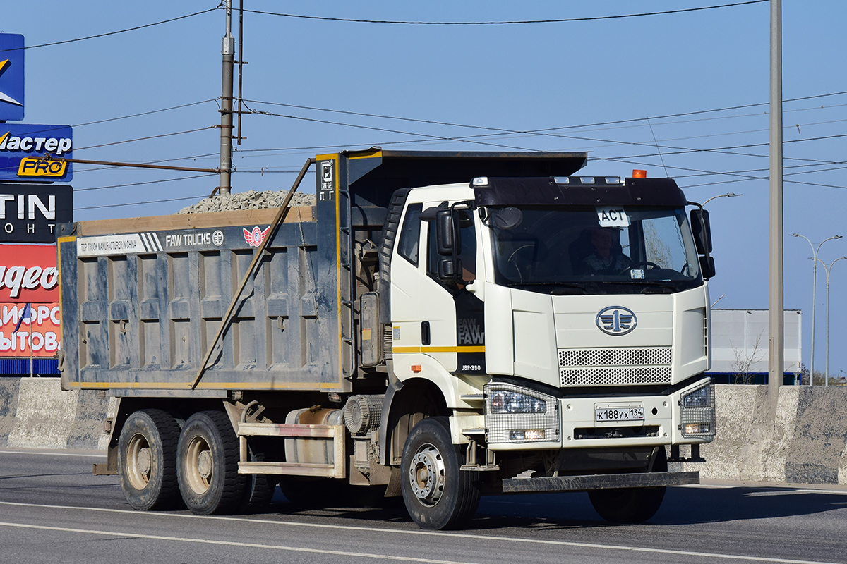 Волгоградская область, № К 188 УХ 134 — FAW J6 CA3310