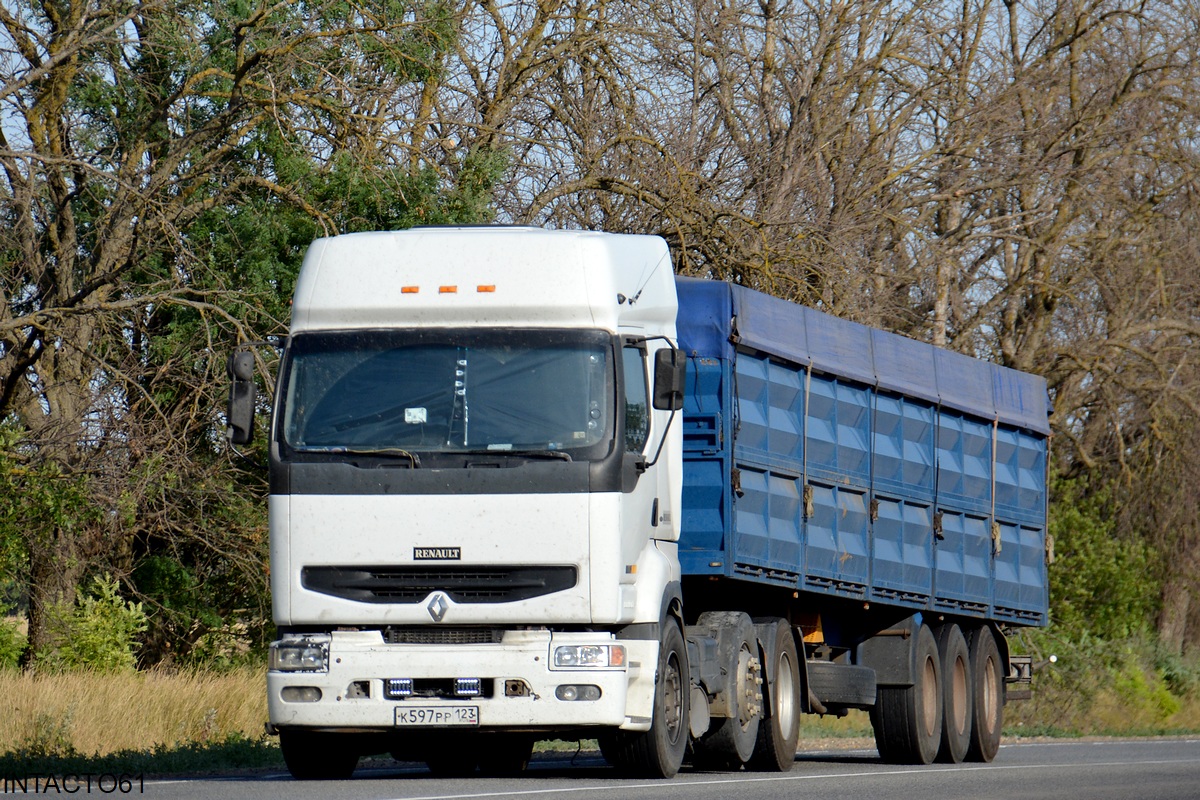 Краснодарский край, № К 597 РР 123 — Renault Premium ('1996)