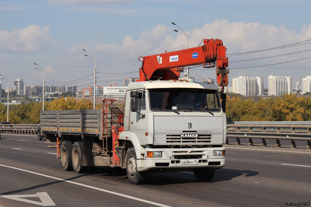 Красноярский край, № О 608 МН 124 — КамАЗ-65117 [651170]