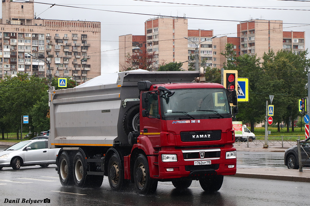 Санкт-Петербург, № Т 762 КР 198 — КамАЗ-65801 (общая модель)